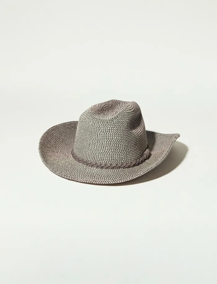 Cowboy Hat Medium Grey Women Lucky Brand Hats