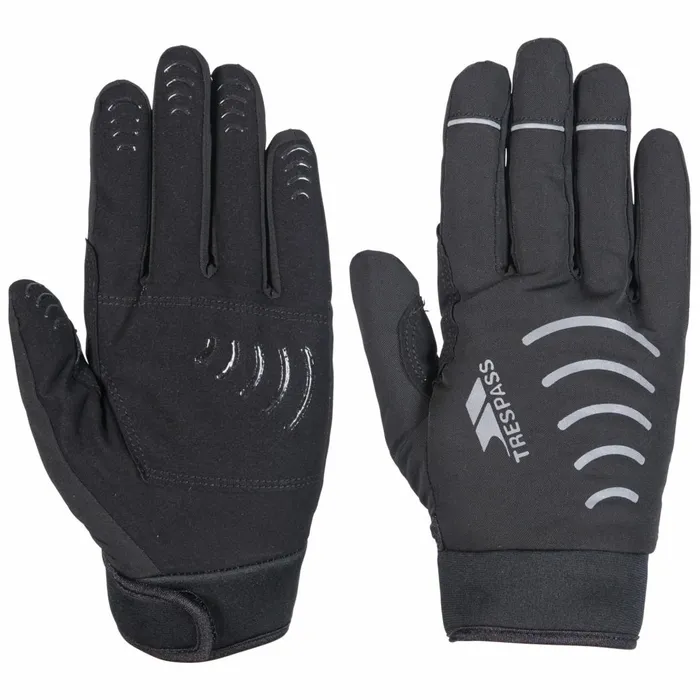 Crossover Unisex Waterproof Gloves Black MenWomen Trespass Gloves