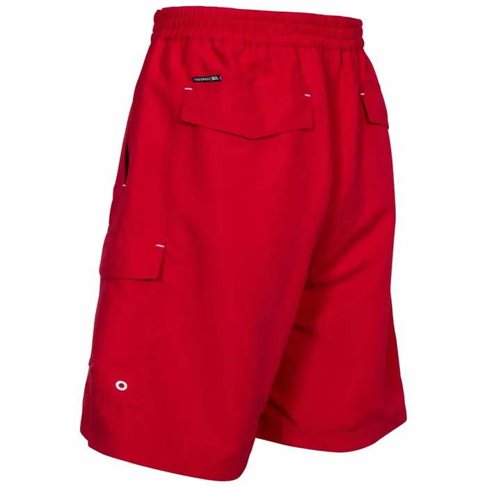 Crucifer Swim Shorts Red Men Trespass Shorts