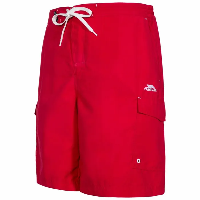 Crucifer Swim Shorts Red Men Trespass Shorts