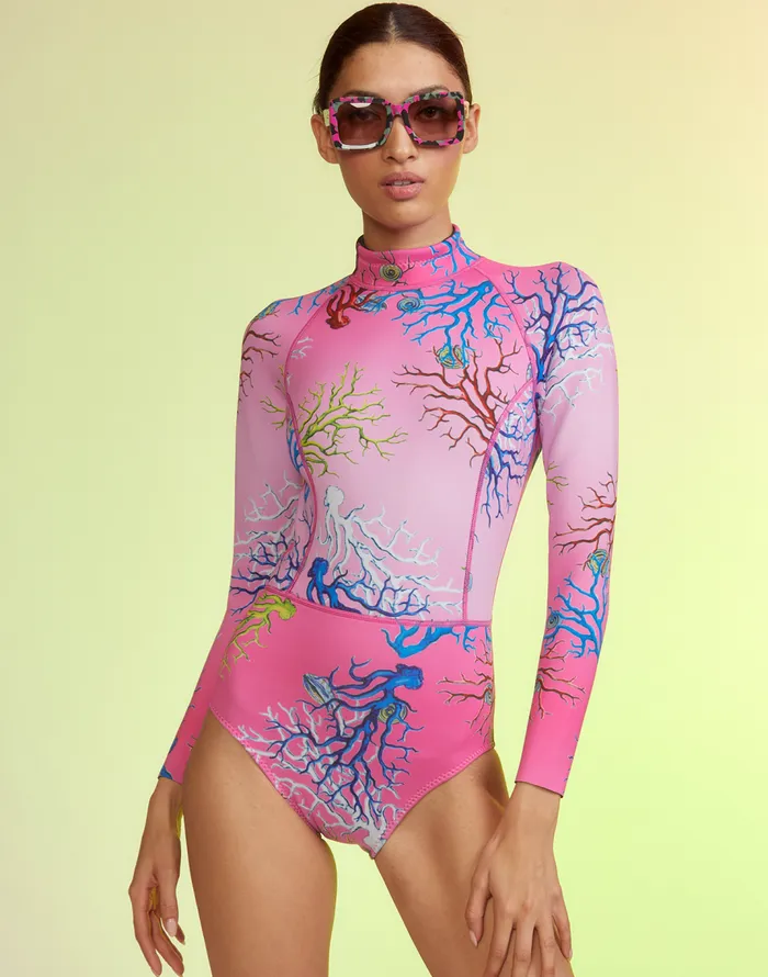 Cynthia Rowley Coral Wetsuit Women Surf and Swim