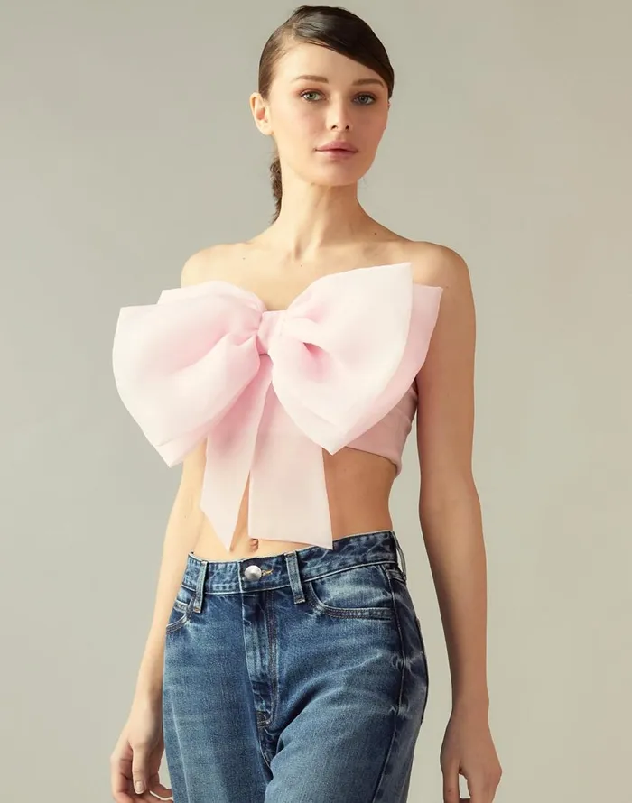 Cynthia Rowley Cupid039s Bow Bandeau Women Tops Cynthia Rowley Cupid039s Bow Bandeau Women Tops