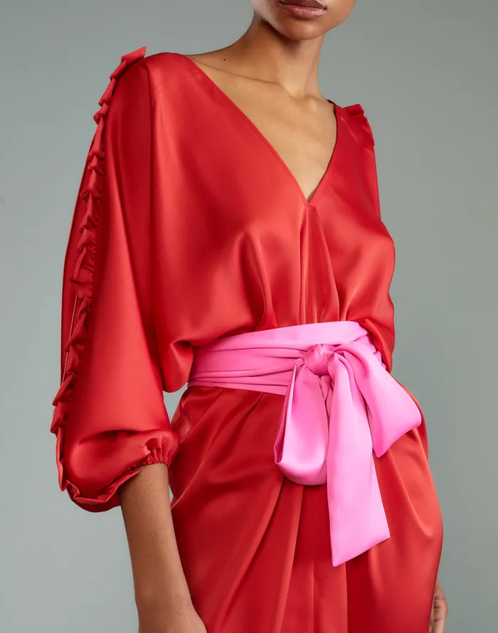 Cynthia Rowley Dolman Sleeve Dance Dress Women Dresses