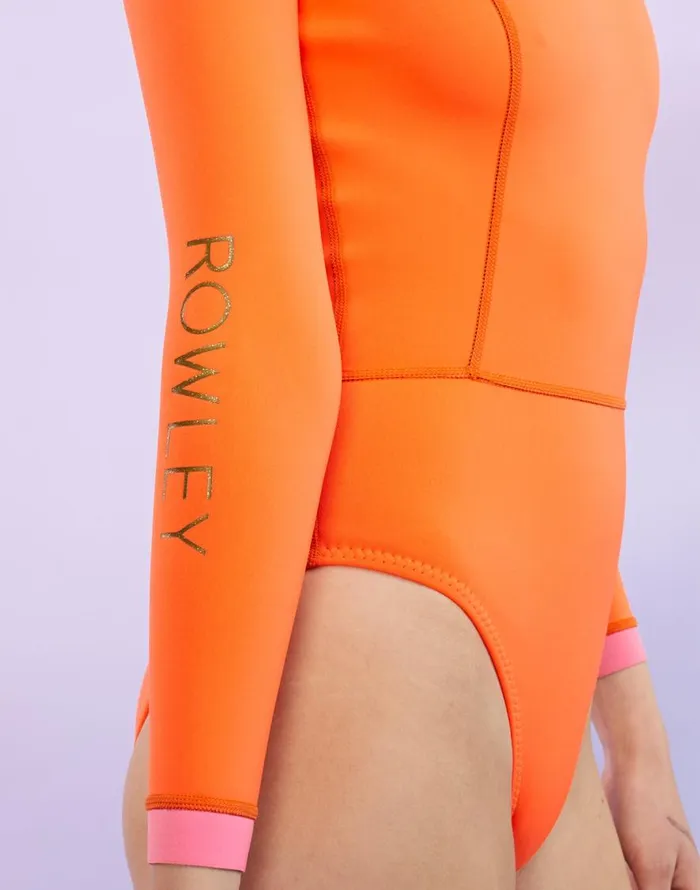 Cynthia Rowley Orange Crush Wetsuit Women Surf and Swim Cynthia Rowley Orange Crush Wetsuit Women Surf and Swim