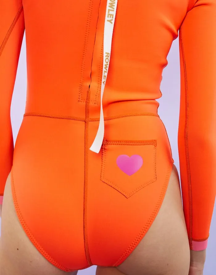 Cynthia Rowley Orange Crush Wetsuit Women Surf and Swim Cynthia Rowley Orange Crush Wetsuit Women Surf and Swim