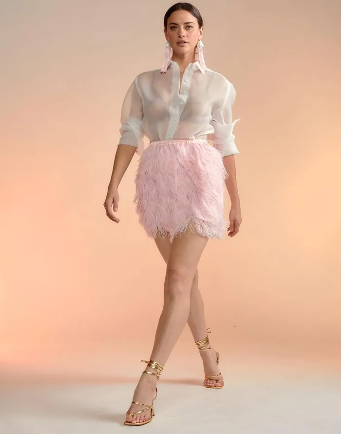 Cynthia Rowley Organza Button Down Shirt Women Tops Cynthia Rowley Organza Button Down Shirt Women Tops
