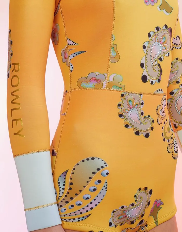 Cynthia Rowley Sunrise Paisley Wetsuit Women Surf and Swim Cynthia Rowley Sunrise Paisley Wetsuit Women Surf and Swim