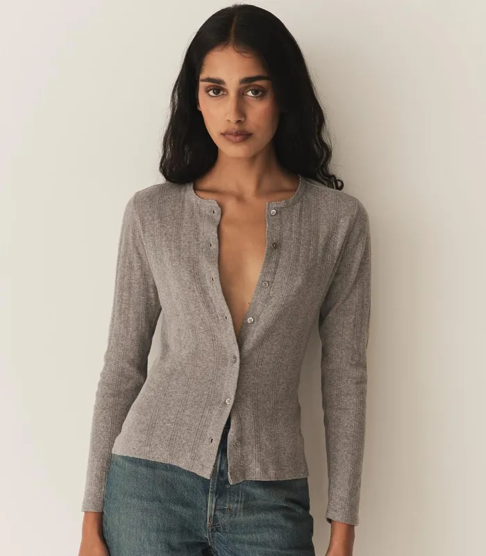 DEN Tees Women Amelie Tee Heather Grey