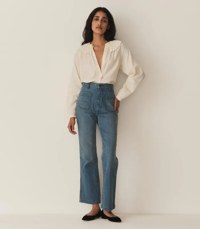 DEN Tops Women Aster Top Mother Of Pearl DEN Tops Women Aster Top Mother Of Pearl