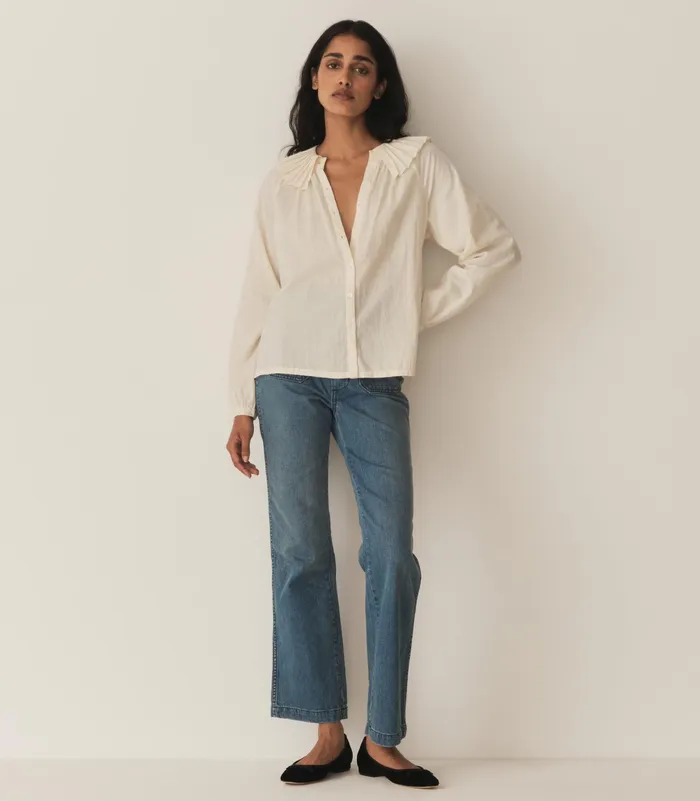 DEN Tops Women Aster Top Mother Of Pearl DEN Tops Women Aster Top Mother Of Pearl
