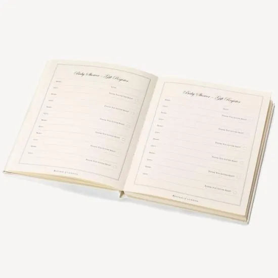 Deluxe Baby Record Book Smooth Ivory Women Aspinal Of London Albums