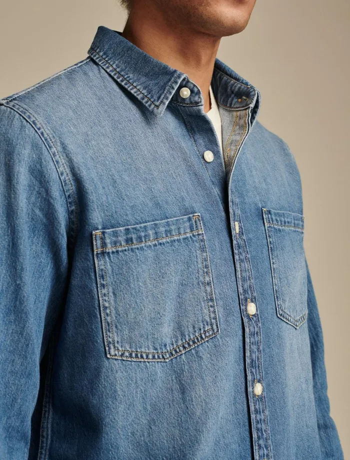 Denim Utility Shirt Harborview Men Lucky Brand Shirts and Tops