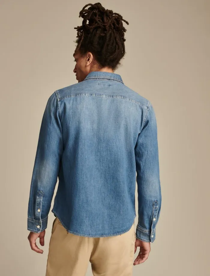 Denim Utility Shirt Harborview Men Lucky Brand Shirts and Tops