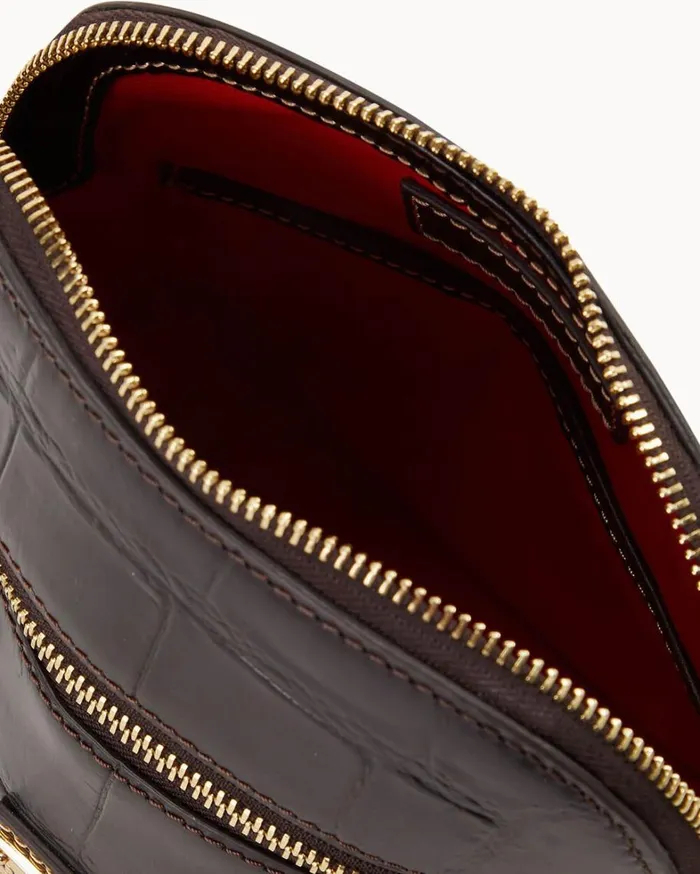 Denison Domed Crossbody Espresso Women Dooney and Bourke Crossbodies