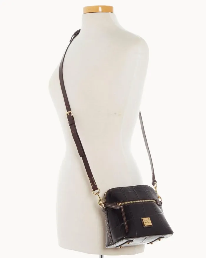 Denison Domed Crossbody Espresso Women Dooney and Bourke Crossbodies