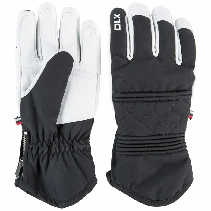 Derigi DLX Unisex Waterproof Gloves Black Women Trespass Gloves