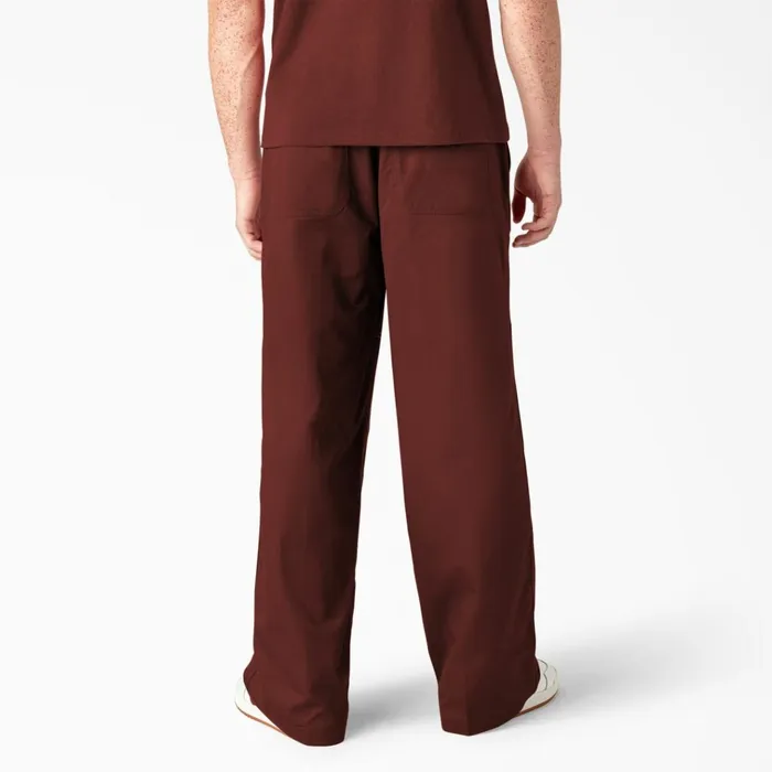 Dickies Skateboarding Summit Relaxed Fit Chef Pants Fired Brick Fired Brick ik9 Men Dickies Double Knee