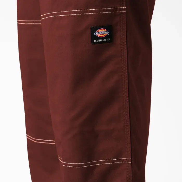 Dickies Skateboarding Summit Relaxed Fit Chef Pants Fired Brick Fired Brick ik9 Men Dickies Double Knee