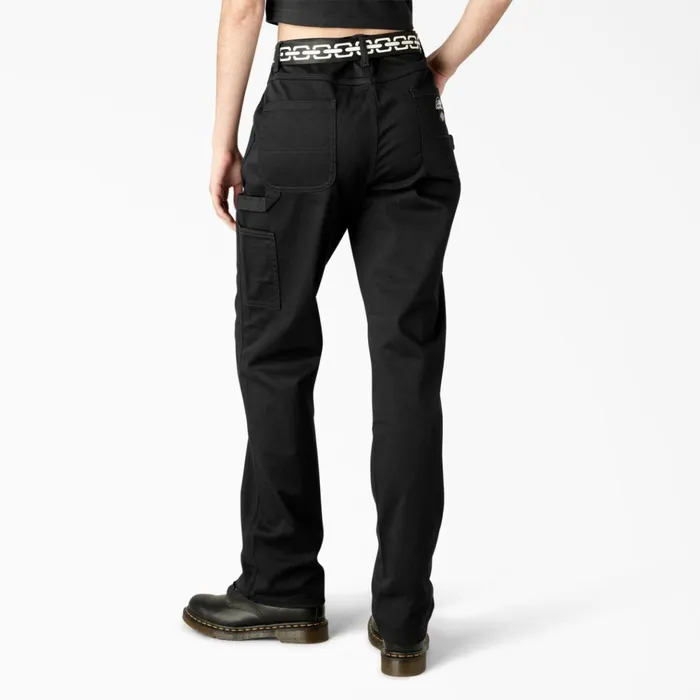 Dickies X Lurking Class Relaxed Fit Womens Pants Black Black bkx Women Dickies Carpenter Dickies X Lurking Class Relaxed Fit Womens Pants Black Black bkx Women Dickies Carpenter