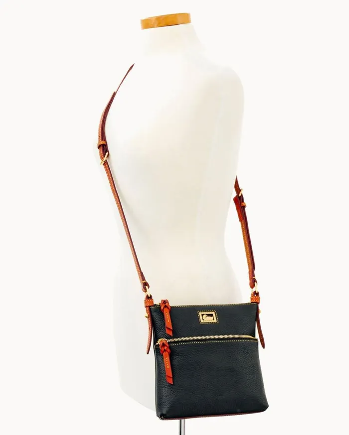 Dillen Letter Carrier Black Women Dooney and Bourke Crossbodies Dillen Letter Carrier Black Women Dooney and Bourke Crossbodies