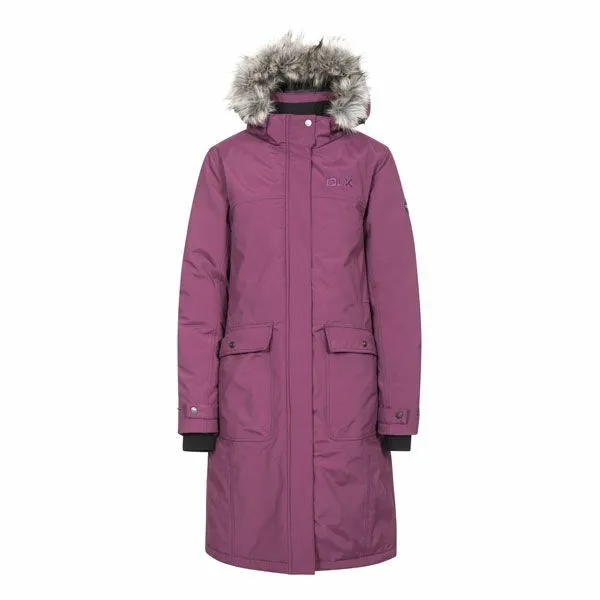 DLX Down Jacket Waterproof Munros Blackberry Women Trespass Parka Coats