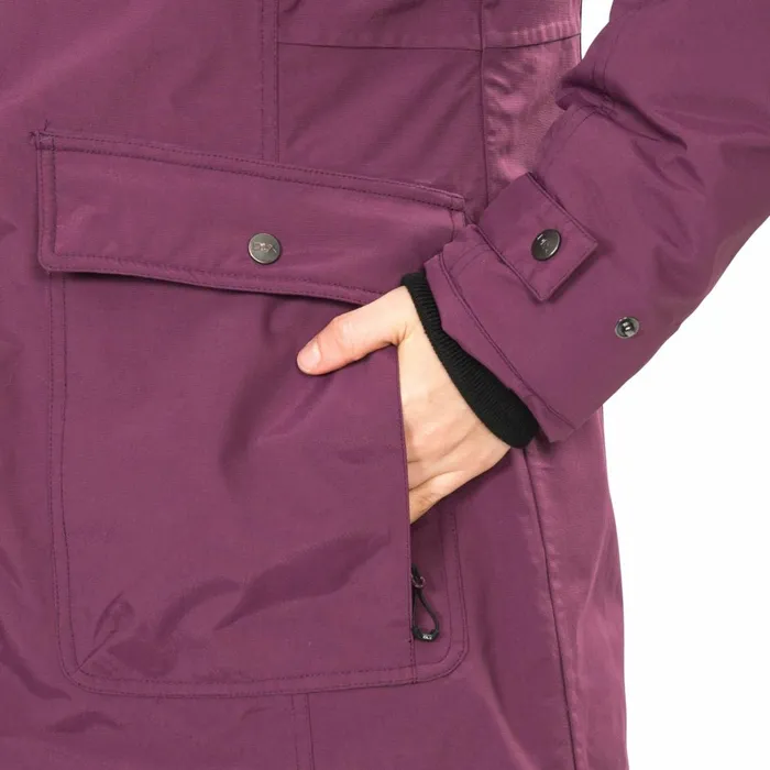 DLX Down Jacket Waterproof Munros Blackberry Women Trespass Parka Coats