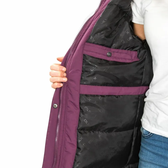 DLX Down Jacket Waterproof Munros Blackberry Women Trespass Parka Coats