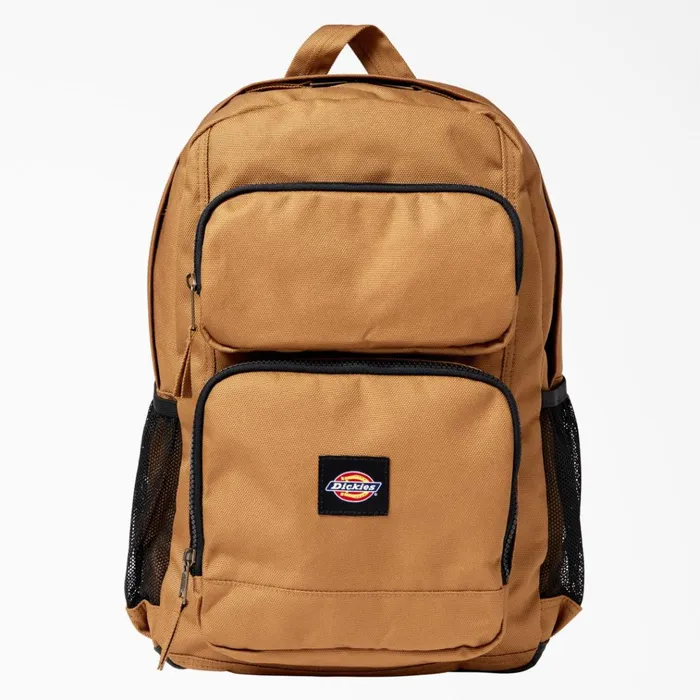 Double Pocket Backpack Brown Duck Brown Duck bd Men Dickies Backpacks and Bags Double Pocket Backpack Brown Duck Brown Duck bd Men Dickies Backpacks and Bags
