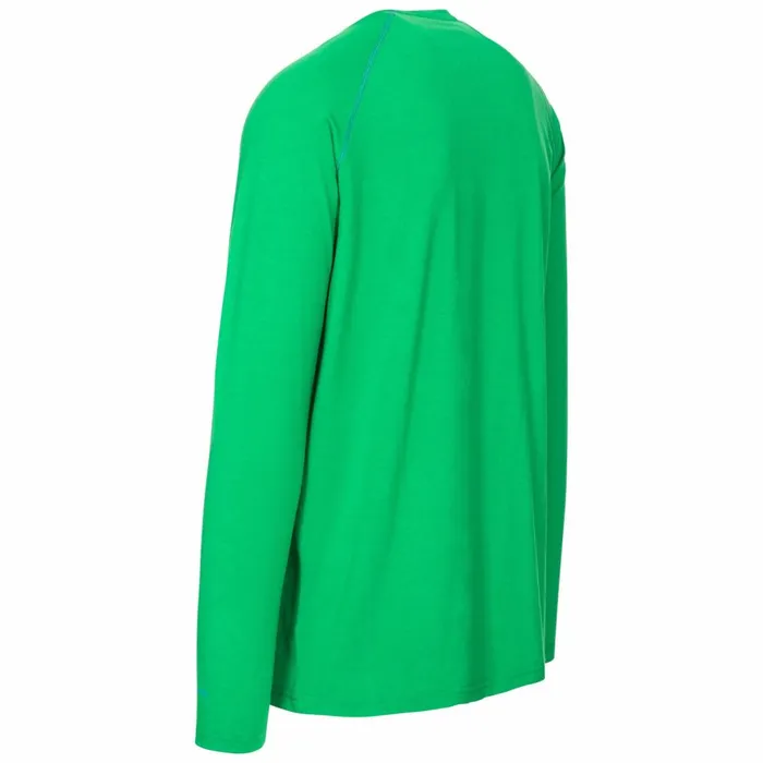 Drax DLX Quick Dry Long Sleeve Active TShirt Clover Men Trespass TShirts