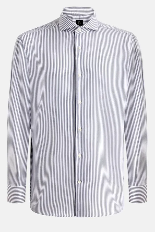 Dress Shirts Men Boggi Milano Regular Fit Sky Blue Striped Cotton Twill Shirt Blue Dress Shirts Men Boggi Milano Regular Fit Sky Blue Striped Cotton Twill Shirt Blue