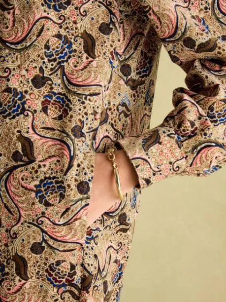 Dresses Women Joules Floral Paisley Corduroy Shirt Dress