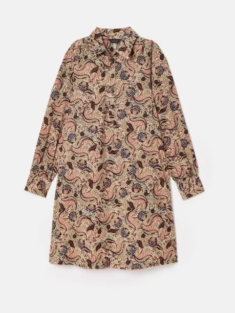 Dresses Women Joules Floral Paisley Corduroy Shirt Dress