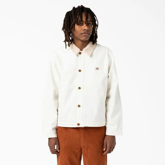 Duck Canvas FleeceLined Jacket Stonewashed Cloud Stonewashed Cloud s2c Men Dickies Coats and Jackets Duck Canvas FleeceLined Jacket Stonewashed Cloud Stonewashed Cloud s2c Men Dickies Coats and Jackets