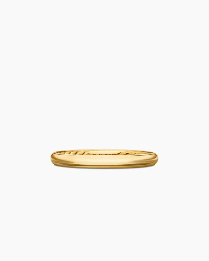 DY Eden Band Ring In 18K Yellow Gold 25mm Women David Yurman Band