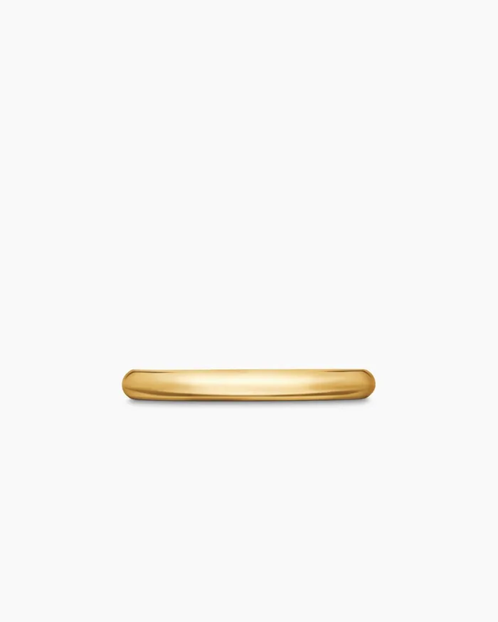 DY Eden Band Ring In 18K Yellow Gold 25mm Women David Yurman Band DY Eden Band Ring In 18K Yellow Gold 25mm Women David Yurman Band