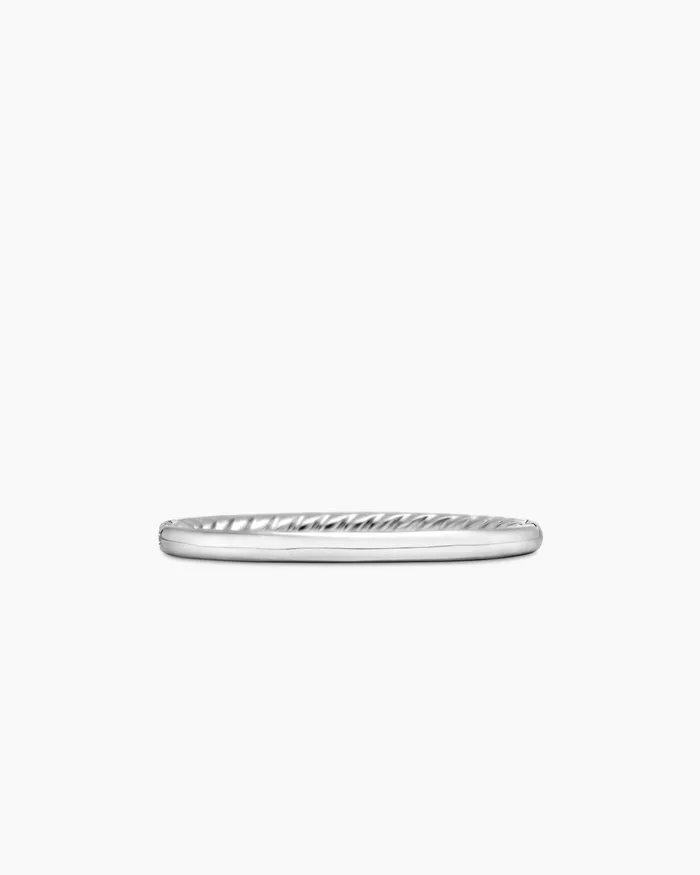 DY Eden Partway Band Ring In Platinum With Diamonds 185mm Women David Yurman Band DY Eden Partway Band Ring In Platinum With Diamonds 185mm Women David Yurman Band