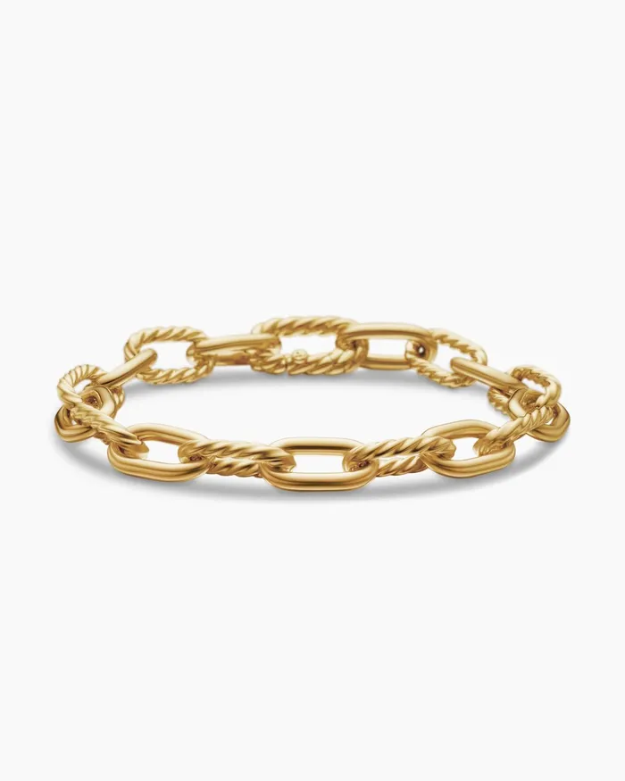 DY Madison Chain Bracelet In 18K Yellow Gold 85mm Women David Yurman Chain