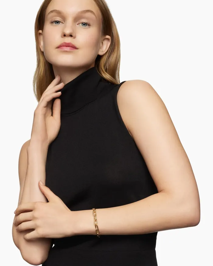 DY Madison Chain Bracelet In 18K Yellow Gold 85mm Women David Yurman Chain DY Madison Chain Bracelet In 18K Yellow Gold 85mm Women David Yurman Chain