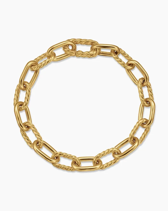 DY Madison Chain Bracelet In 18K Yellow Gold 85mm Women David Yurman Chain DY Madison Chain Bracelet In 18K Yellow Gold 85mm Women David Yurman Chain