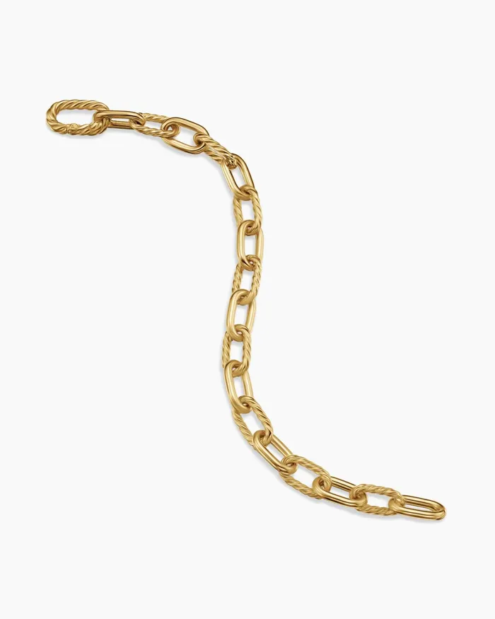 DY Madison Chain Bracelet In 18K Yellow Gold 85mm Women David Yurman Chain DY Madison Chain Bracelet In 18K Yellow Gold 85mm Women David Yurman Chain