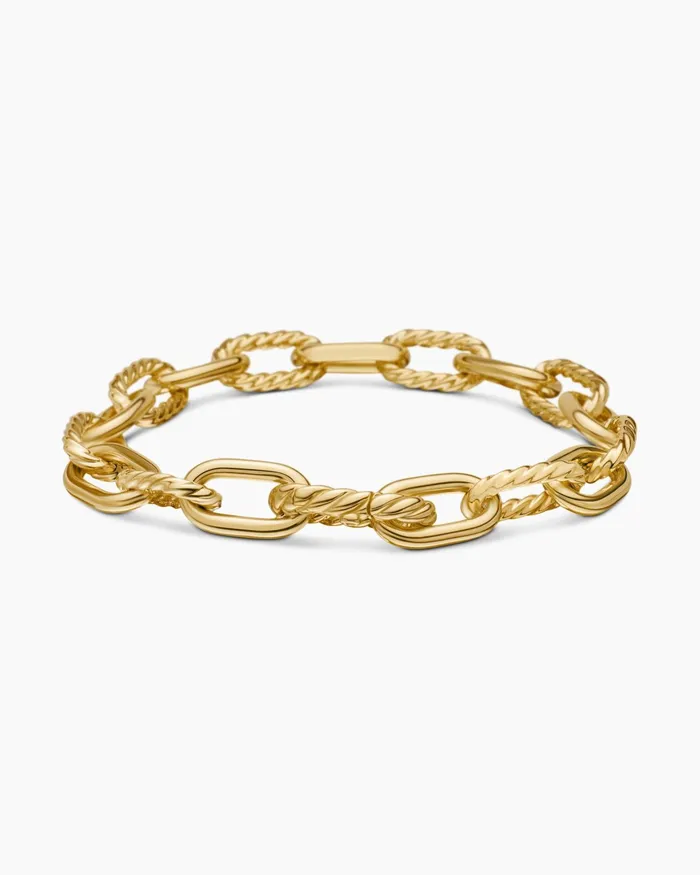 DY Madison Chain Bracelet In 18K Yellow Gold 85mm Women David Yurman Chain DY Madison Chain Bracelet In 18K Yellow Gold 85mm Women David Yurman Chain