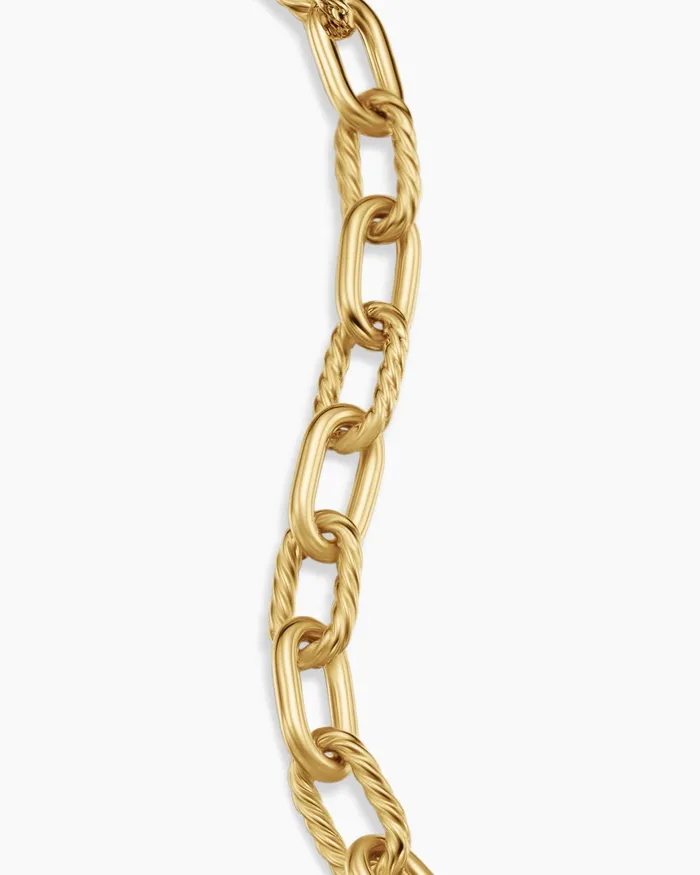 DY Madison Chain Bracelet In 18K Yellow Gold 85mm Women David Yurman Chain DY Madison Chain Bracelet In 18K Yellow Gold 85mm Women David Yurman Chain