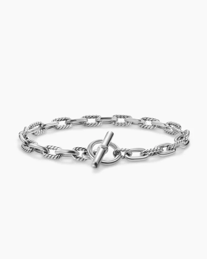 DY Madison Toggle Chain Bracelet In Sterling Silver 55mm Women David Yurman Chain DY Madison Toggle Chain Bracelet In Sterling Silver 55mm Women David Yurman Chain