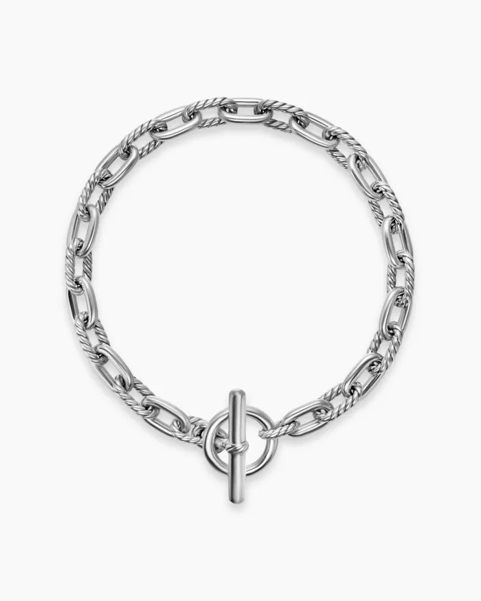 DY Madison Toggle Chain Bracelet In Sterling Silver 55mm Women David Yurman Chain DY Madison Toggle Chain Bracelet In Sterling Silver 55mm Women David Yurman Chain