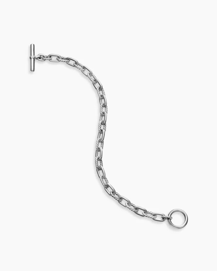 DY Madison Toggle Chain Bracelet In Sterling Silver 55mm Women David Yurman Chain DY Madison Toggle Chain Bracelet In Sterling Silver 55mm Women David Yurman Chain