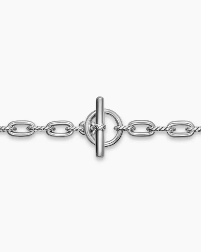 DY Madison Toggle Chain Bracelet In Sterling Silver 55mm Women David Yurman Chain DY Madison Toggle Chain Bracelet In Sterling Silver 55mm Women David Yurman Chain