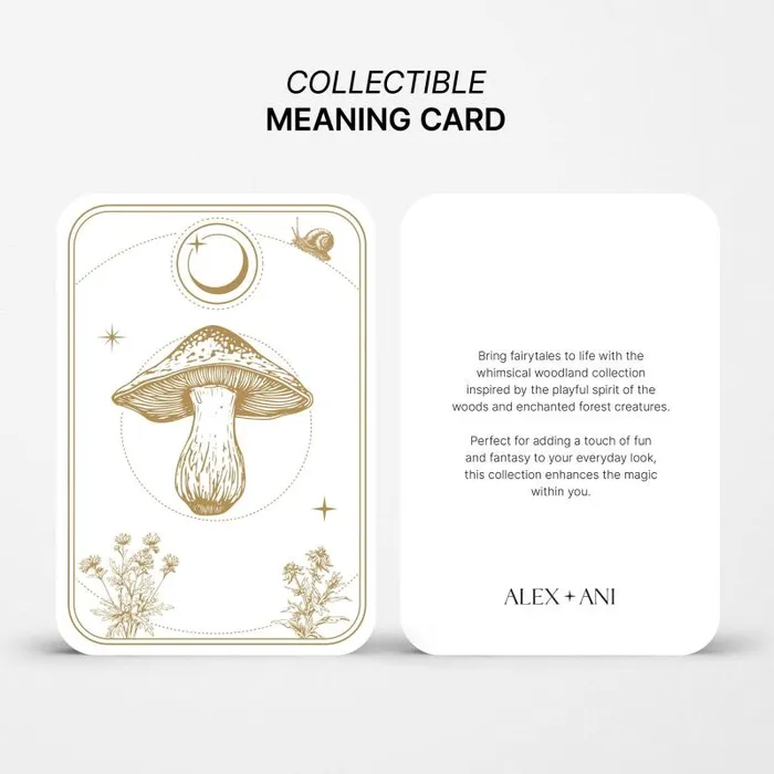 Earrings Women Alex And Ani Mushroom Earring Duo Set Gold