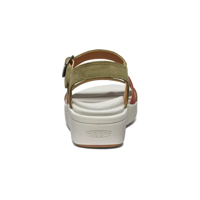 Ellecity Backstrap Martini OliveBaked Clay Leather Sandal Women KEEN Sandals