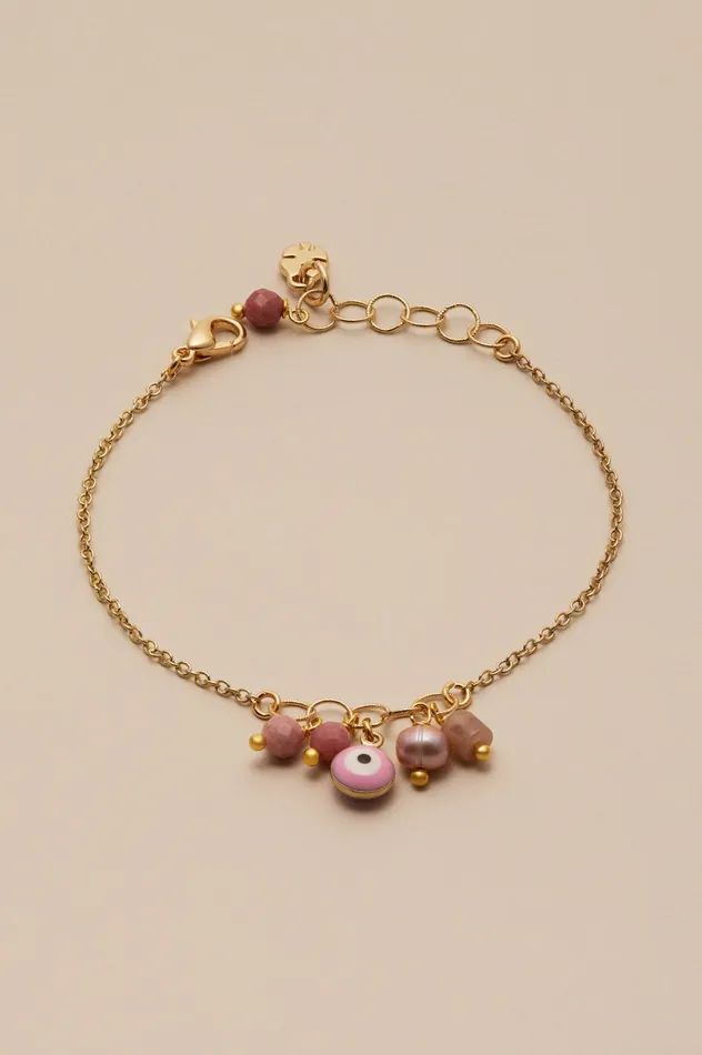 Evil Eye Bracelet Pink Women Lucky Brand Jewelry