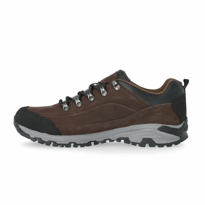 Falark Vibram Walking Shoes Dark Earth Men Trespass Walking Shoes